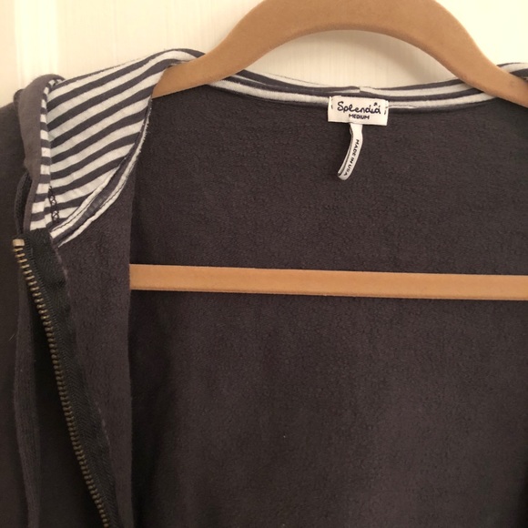 Splendid Grey Zip Hoodie - Picture 2 of 5